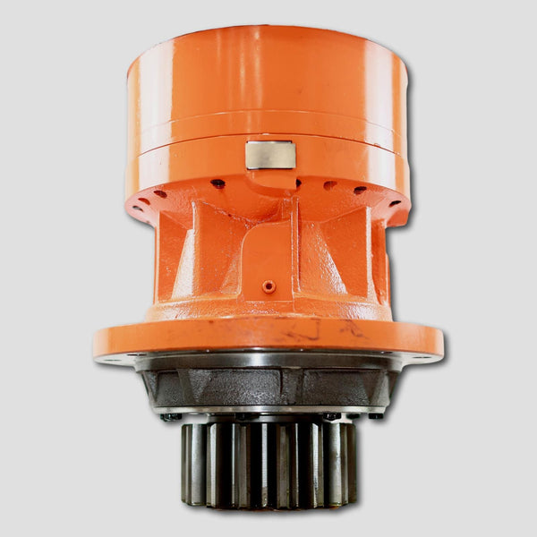 Complete swing gearbox assembly