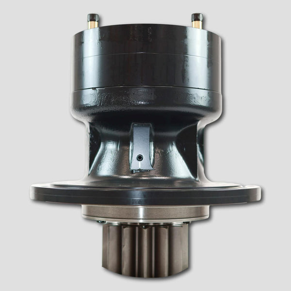 Complete swing gearbox assembly